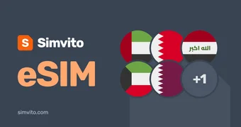 Gulf region · 6 areas (incl. Iraq) eSIM