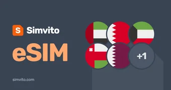 GCC countries · 6 areas (incl. Oman) eSIM