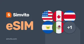 North America · 6 areas eSIM